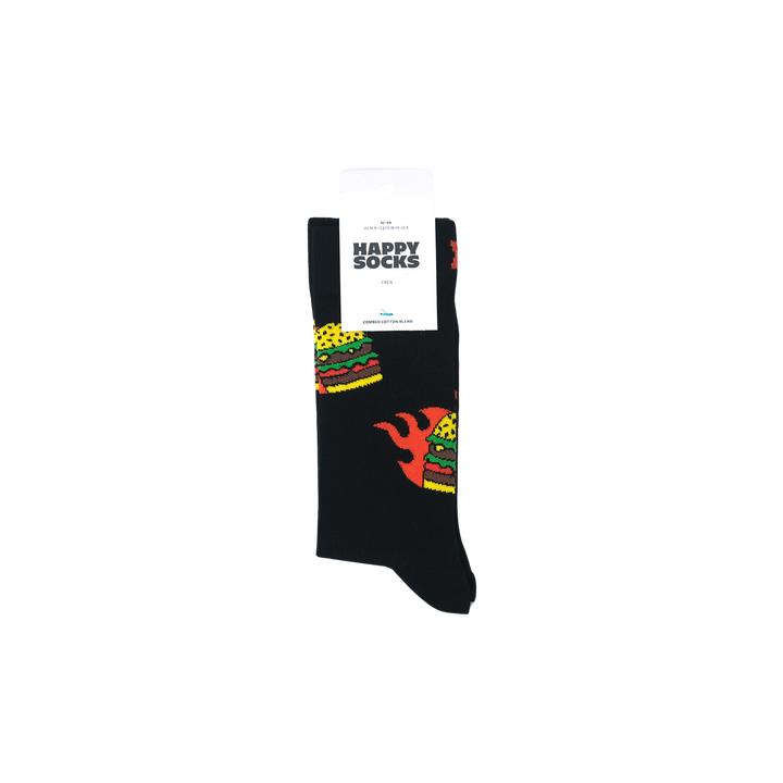 Flaming Burger Sock