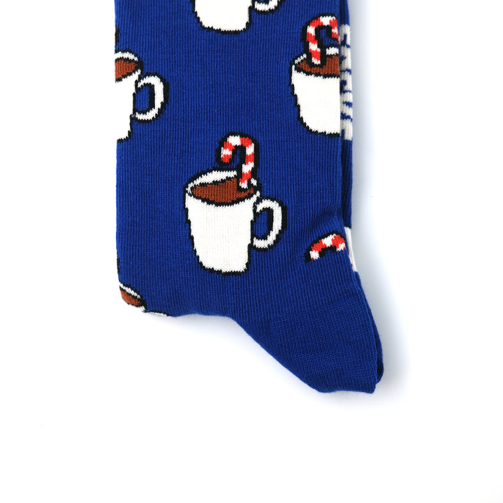 Candy Cane Cocoa Sock