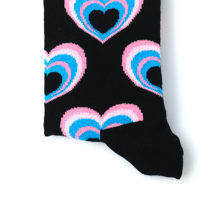 Heart In Heart Sock