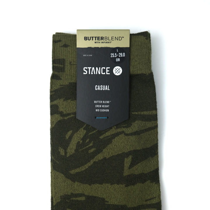 CAMOBLEND CREW（DARK GREEN）L