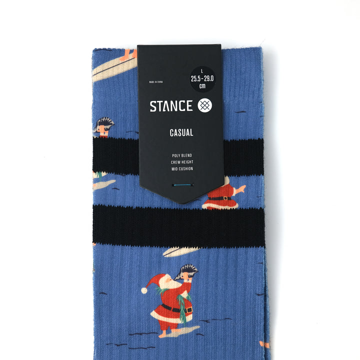 SURFING SANTA CREW（BLUE）L