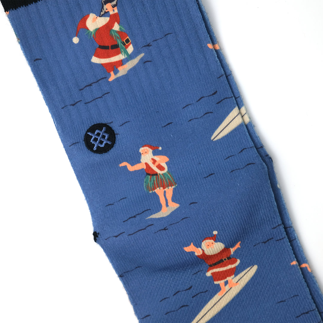 SURFING SANTA CREW（BLUE）L