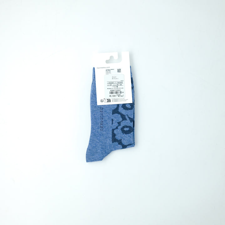 Linjaus Unikko Melange ブルー×ダークブルー