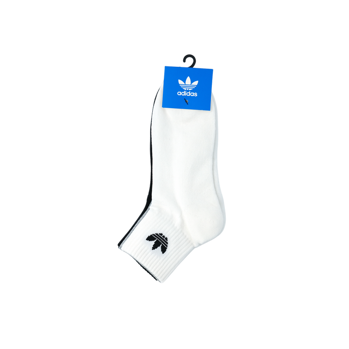 adidas Originals ミッドカットアンクルソックス 3PACK WHITE/MEDIUM GRAY HEATHER/BLACK