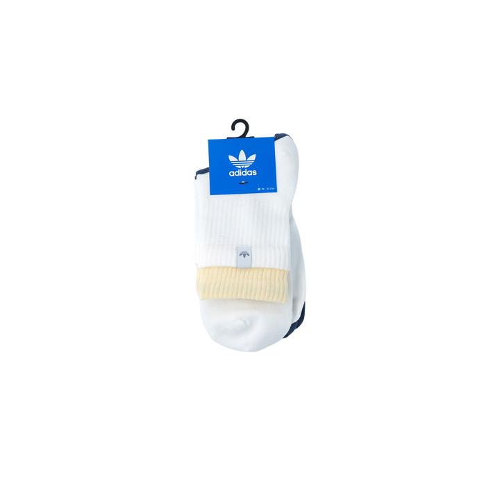 adidas 2L ANKL SOCK 2PACK COA WHITE/PRE-RUBBED INK