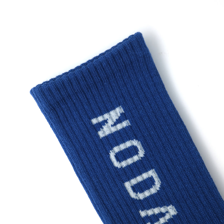 NODAL Logo Socks COBALT BLUE×WHITE