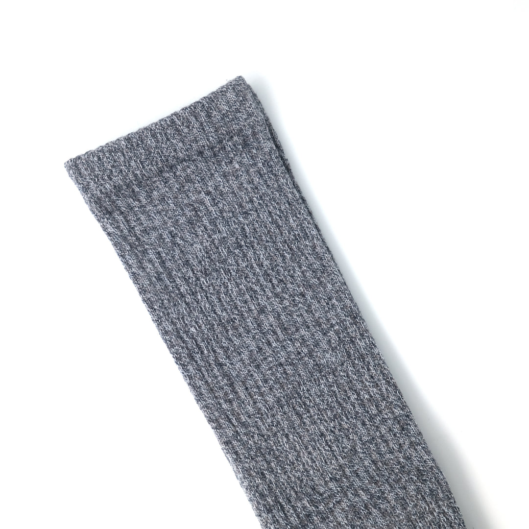 Twisted Heather Socks MIDDLE GRAY