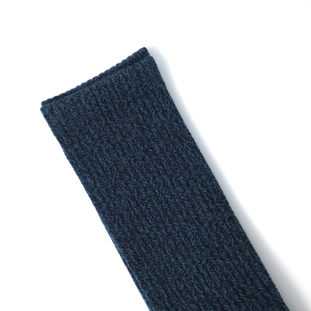 Twisted Heather Socks NAVY BLUE