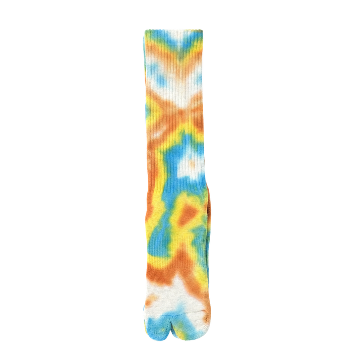 Tie Dye Long Socks ORANGE