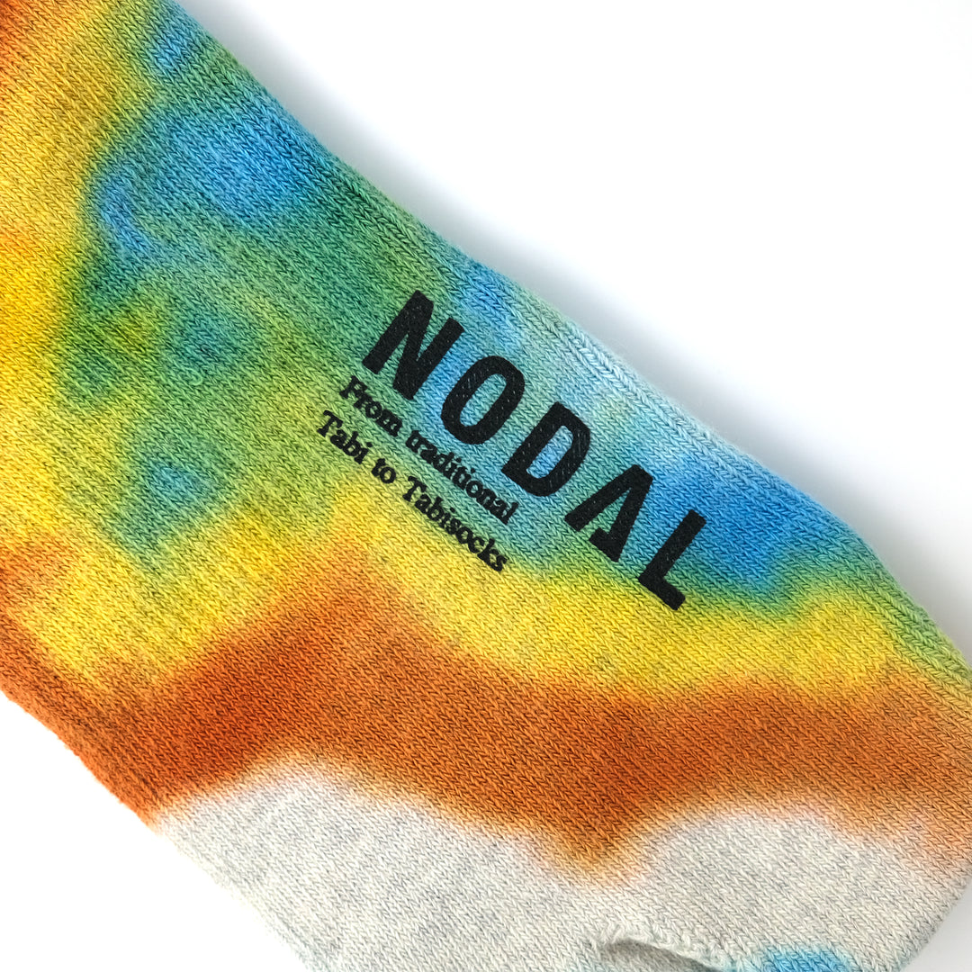 Tie Dye Long Socks ORANGE