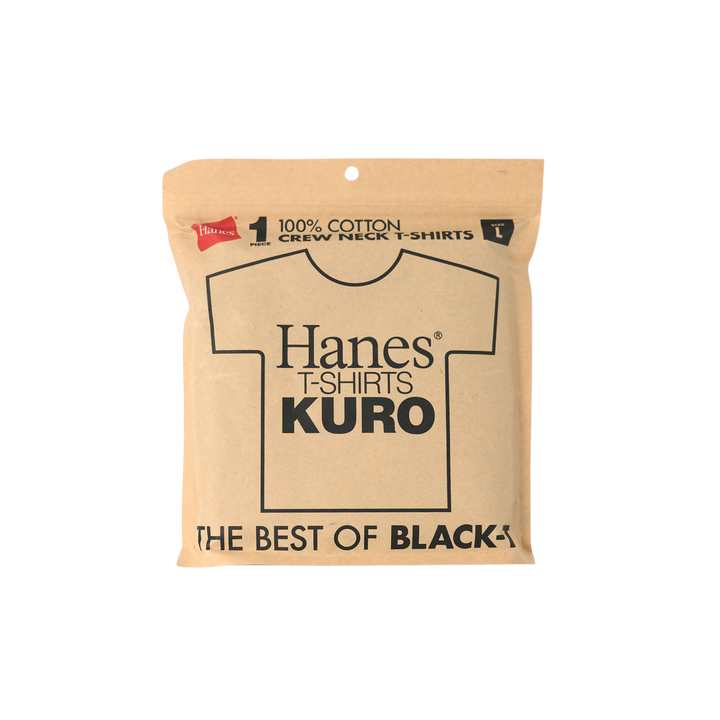 Hanes T-SHIRTS KURO クルーネックTシャツ