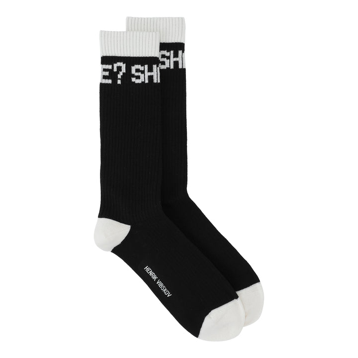 Cypher Sport Socks Homme Black White Shall We