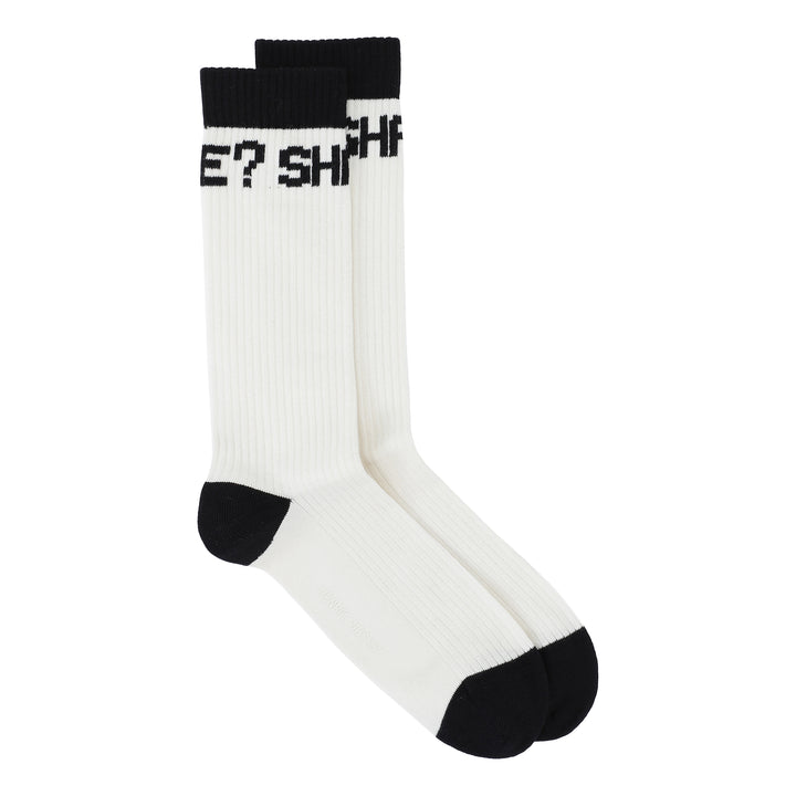 Cypher Sport Socks Homme White Black Shall We