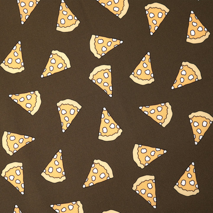 NAPOLI ”PIZZA ALL OVER2" コットン ハンカチーフ（クラシック） BROWN