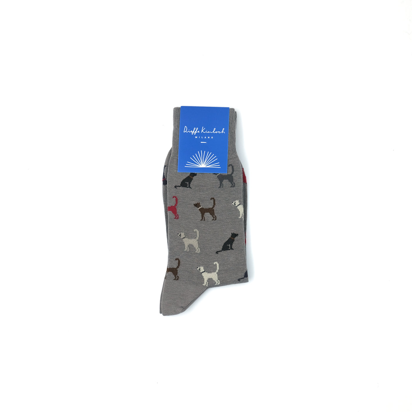 VENEZIA ”CATS ALL OVER MULTI” ソックス GRAY