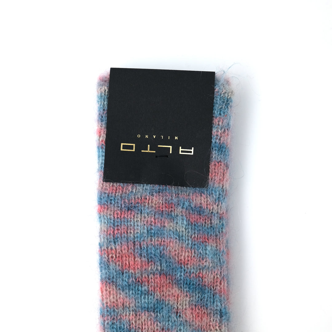 【WOMENS】ELINA SOCKS BLUE×RED