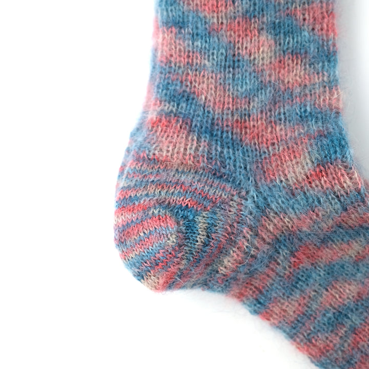 【WOMENS】ELINA SOCKS BLUE×RED