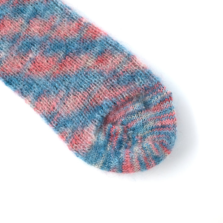 【WOMENS】ELINA SOCKS BLUE×RED