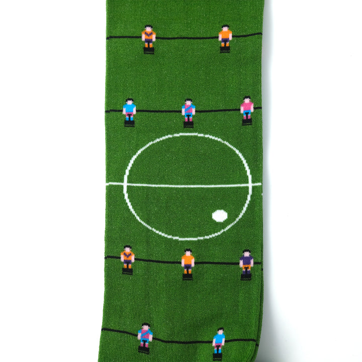 サッカーモチーフ コットン ロングホーズ