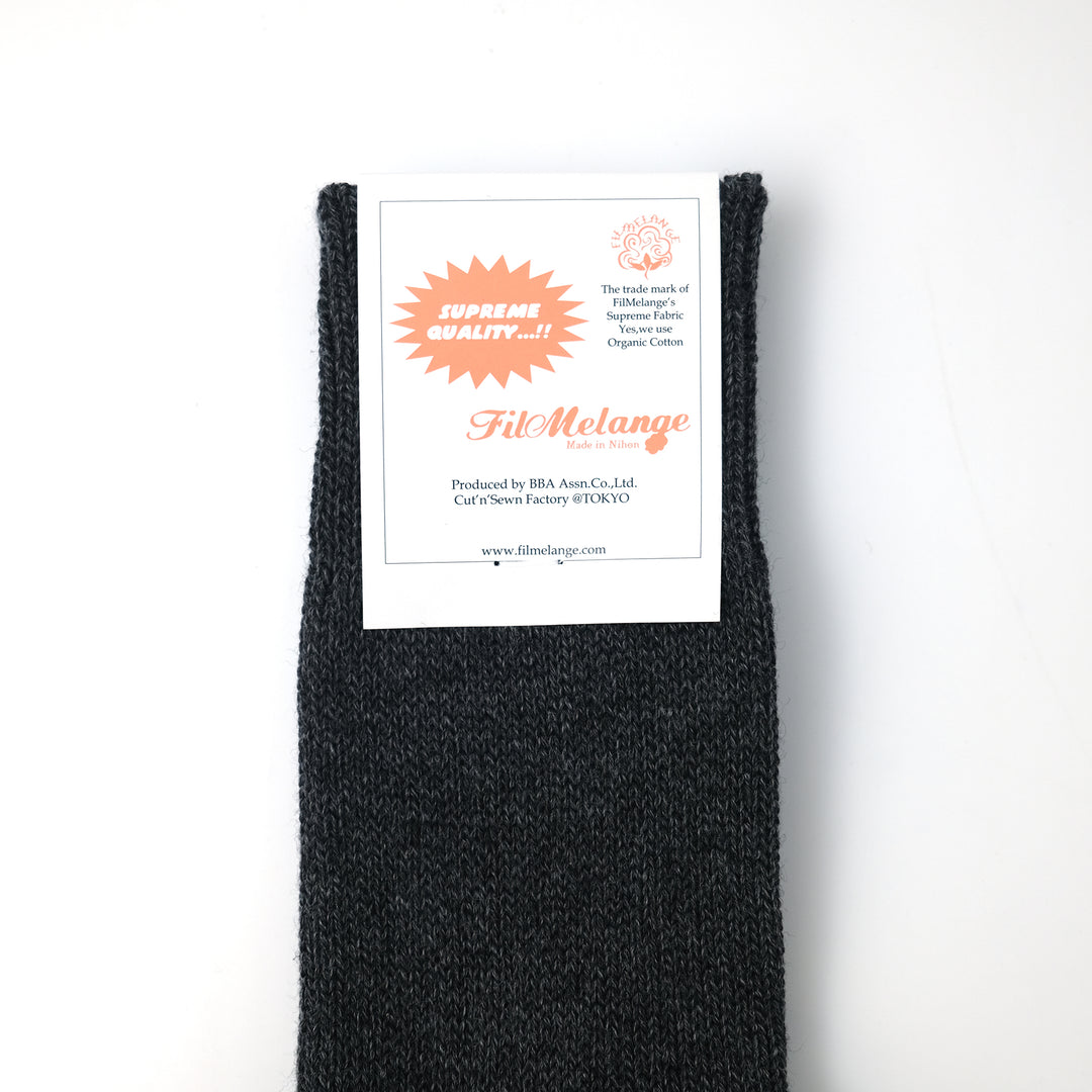 【WOMENS】CODY2 / コディ2 COTTON WOOL SOCKS CHARCOAL BLACK