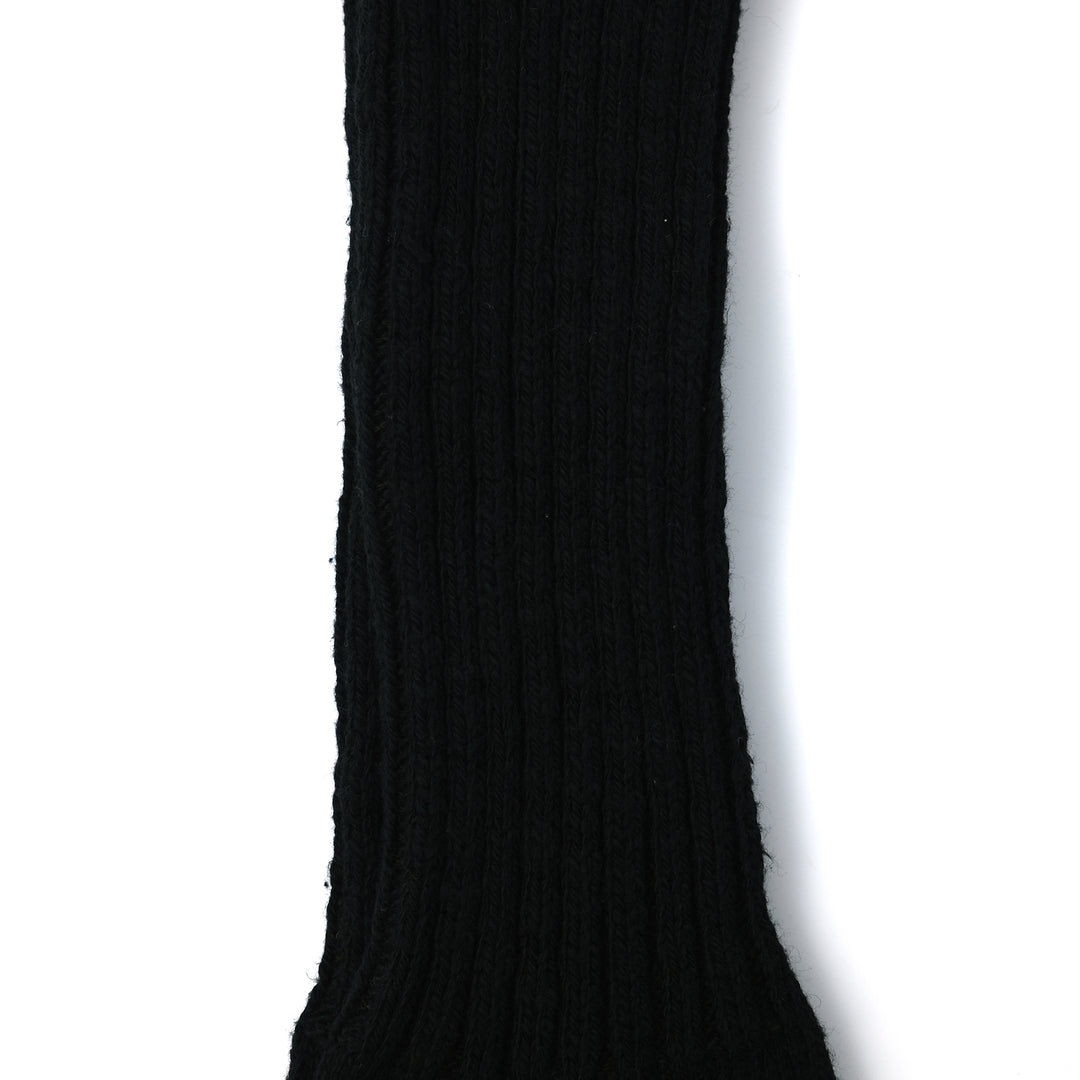 【MENS】BEAN / ビーン COTTON WOOL SLUB SOCKS BLACK