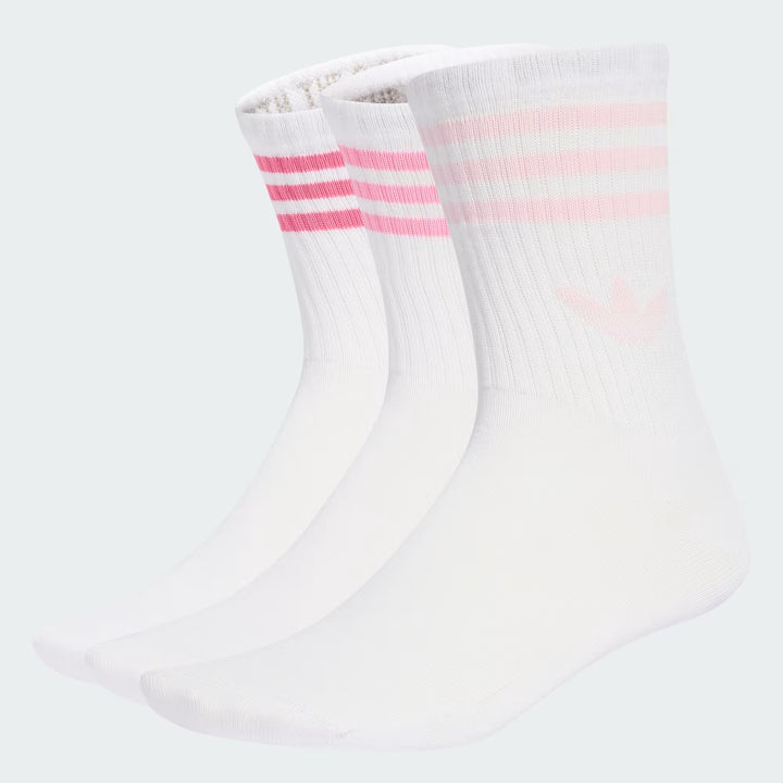 adidas Originals 3 STRIPES CREW SOCKS 3 PAIRS BLISS PINK/ CLEAR PINK/ PINK FUSION