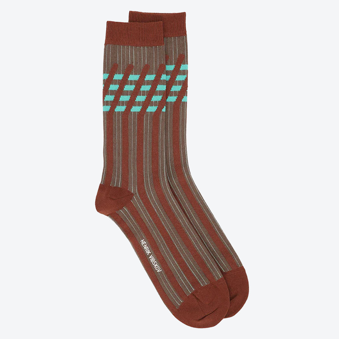 Stripes Socks Homme Stripes Bordeaux