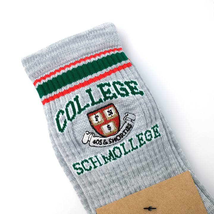 COLLEGE SCHMOLLEGE SOCK