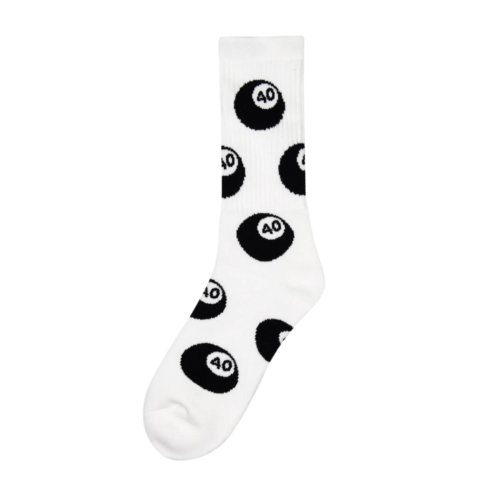 40 BALL SOCK WHITE