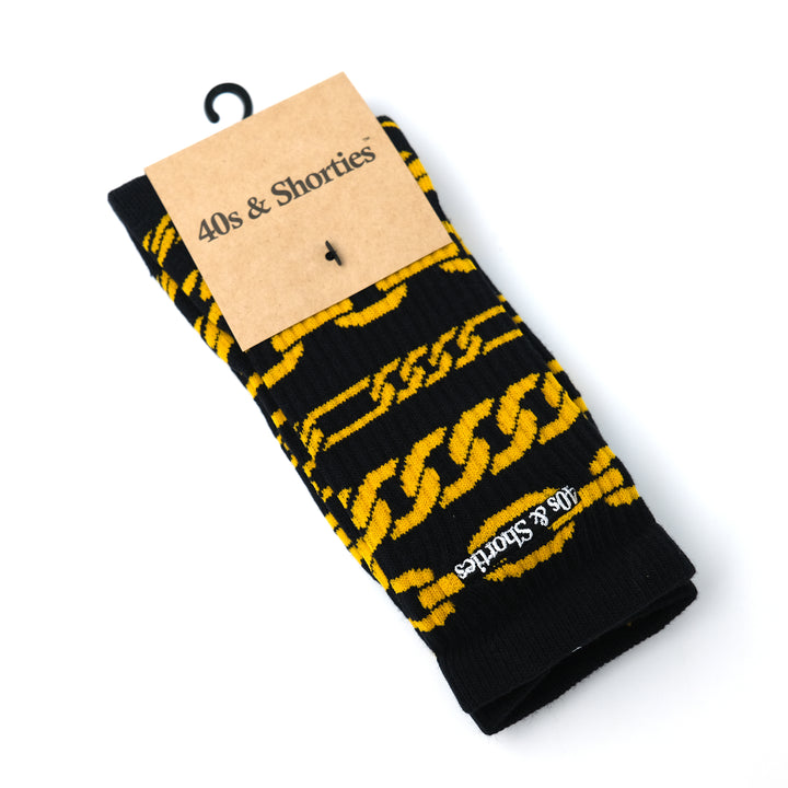 CHAINS SOCKS BLACK