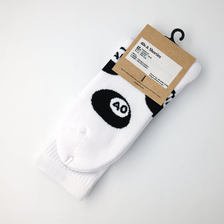 40 BALL SOCK WHITE