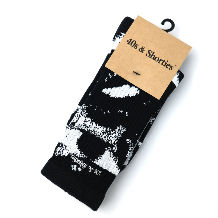 LIPS SOCKS BLACK