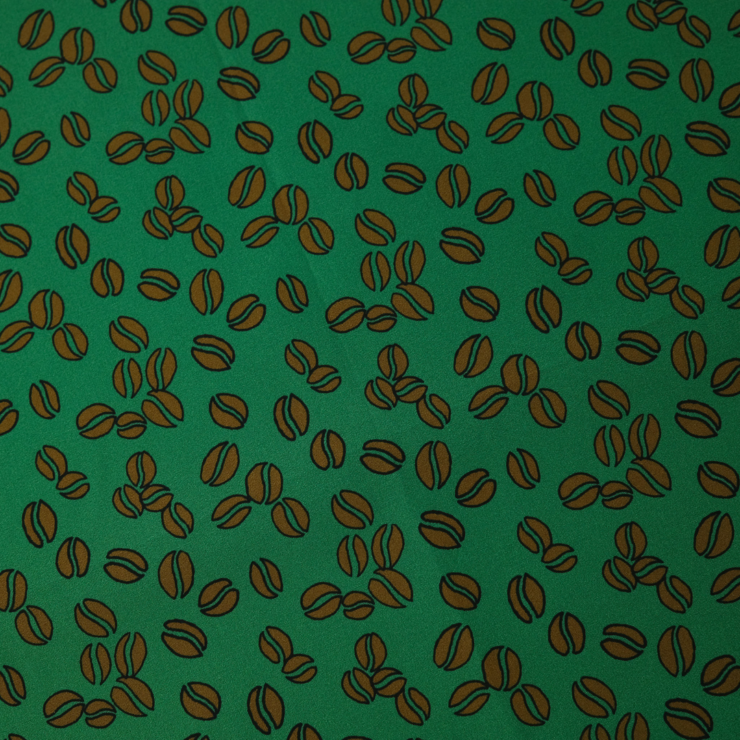 CUBA "CHICCHI CAFFE’" コットン ハンカチーフ (クラシック) GREEN