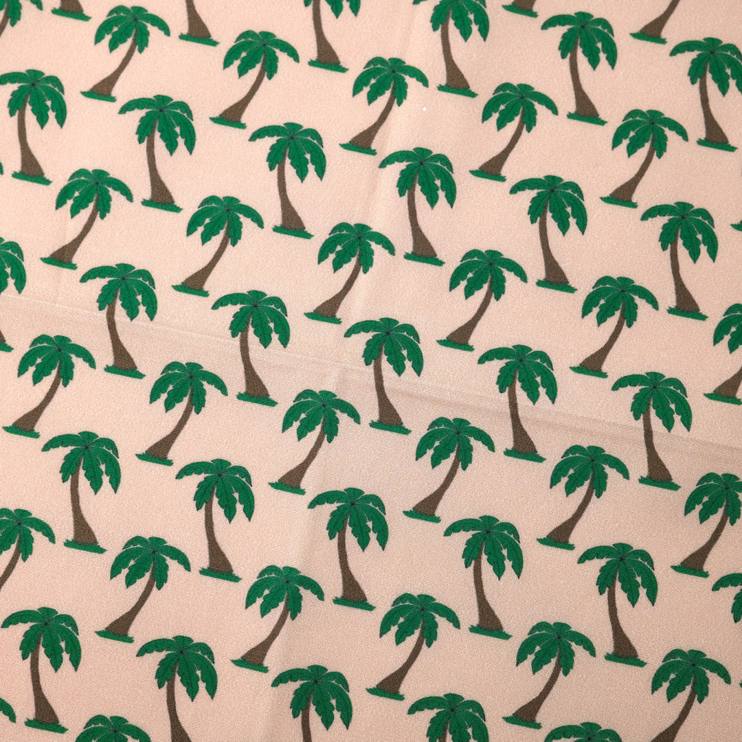 CUBA "PALME" コットン ハンカチーフ (クラシック) BEIGE