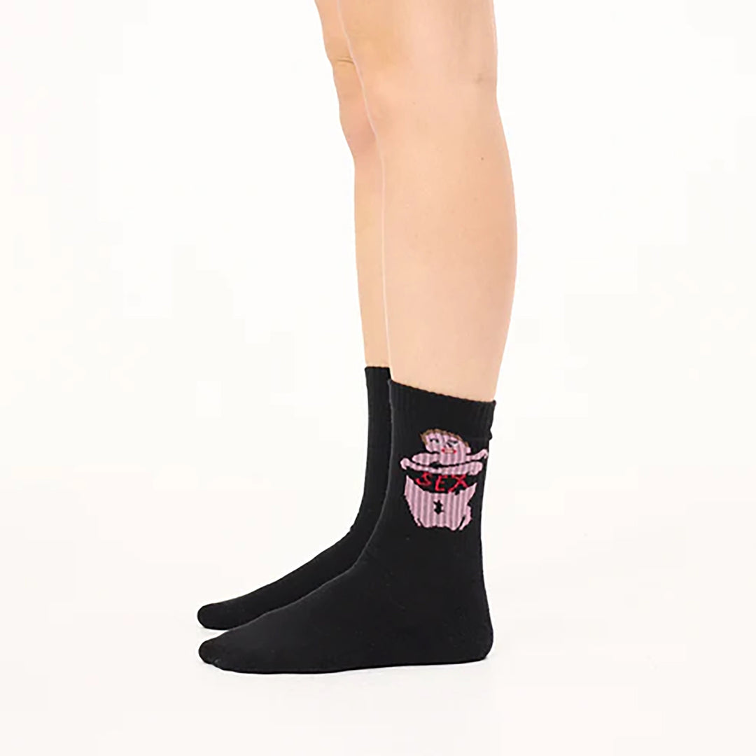 Sock Strip Tease BLACK