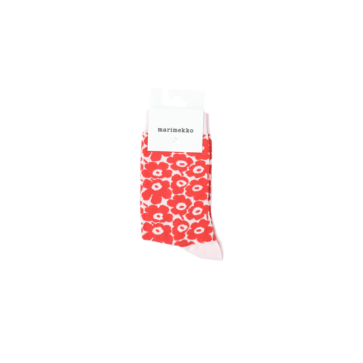 Linjaus Pikkuinen Unikko レッド×ピンク