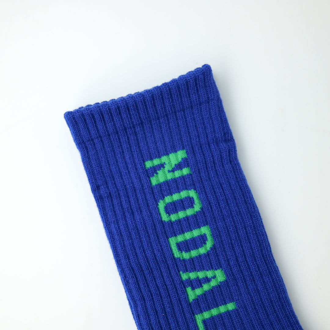 NODAL Logo Socks ROYAL BLUE×GREEN