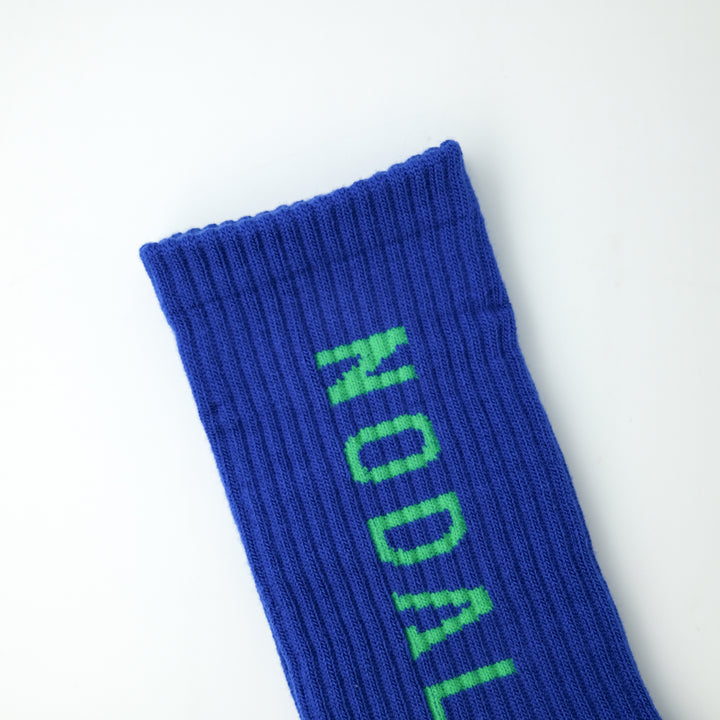 NODAL Logo Socks ROYAL BLUE×GREEN