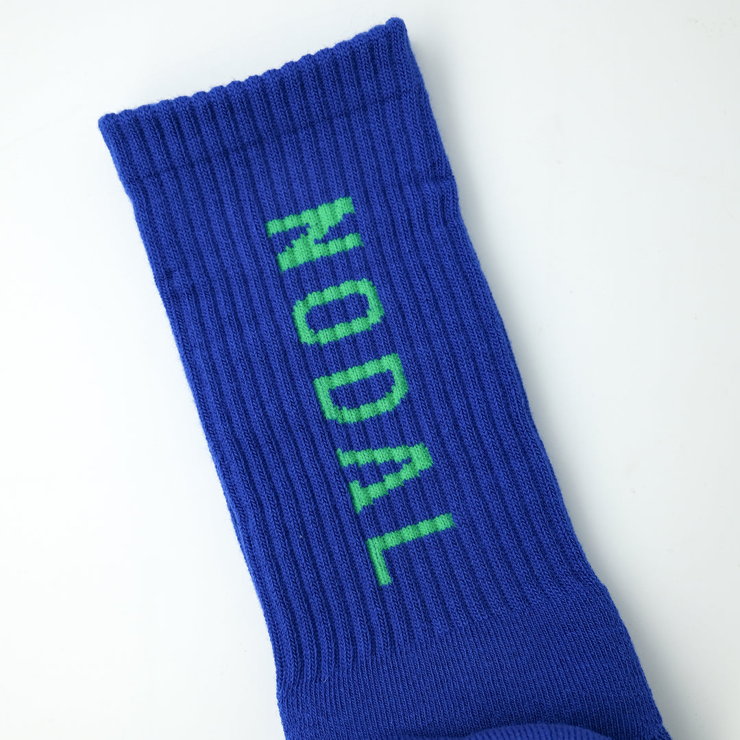 NODAL Logo Socks ROYAL BLUE×GREEN
