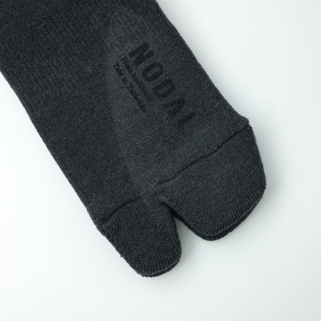 NODAL Logo Socks CHARCOAL×ORANGE