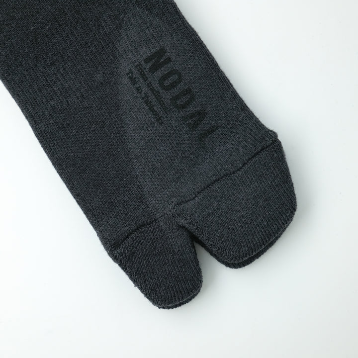 NODAL Logo Socks CHARCOAL×ORANGE