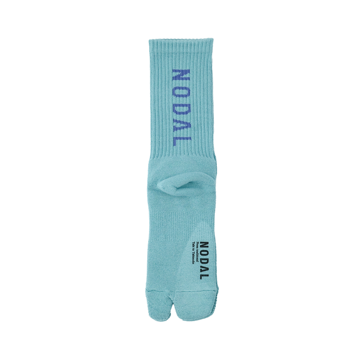 NODAL Logo Socks AQUA×BLUE