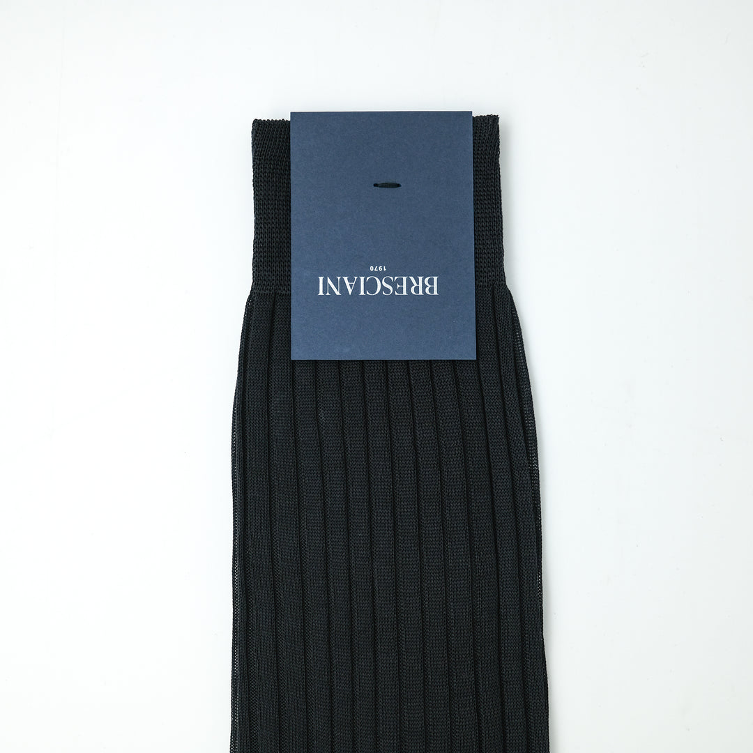 【MENS】CESARE マーセライズドコットン クラシック リブソックス