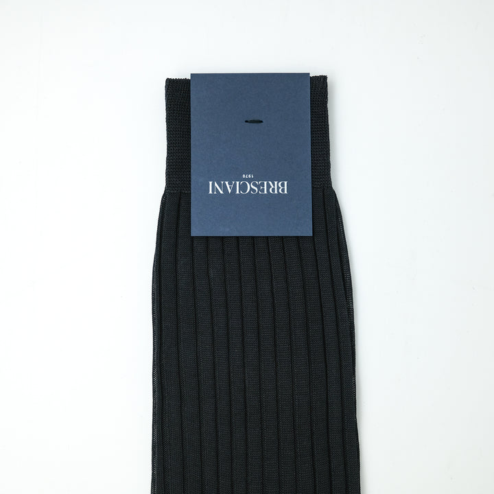 【MENS】CESARE マーセライズドコットン クラシック リブソックス