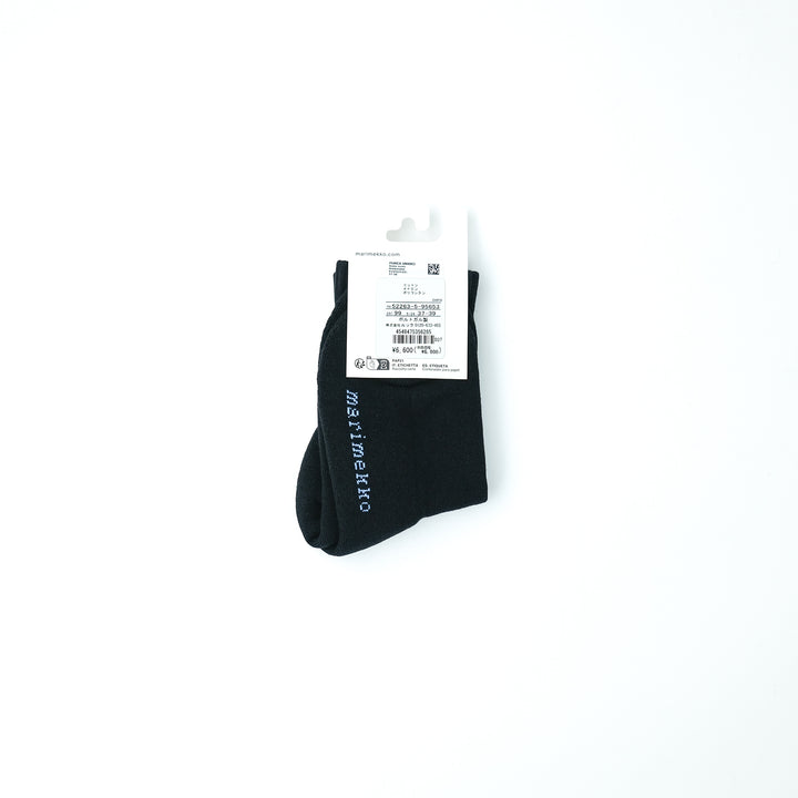 Puikea Unikko socks ブラック×ダークブルー