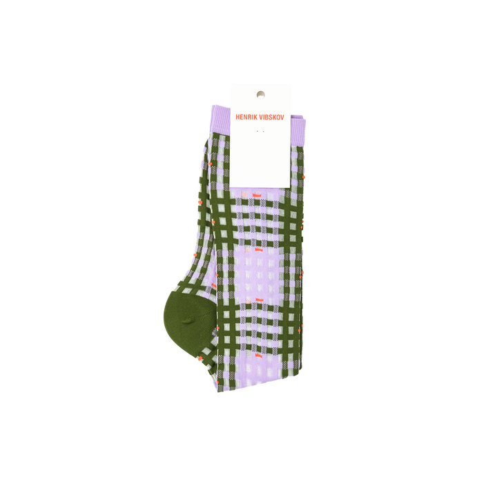 Procheck Femme Socks LAVENDER CHECK