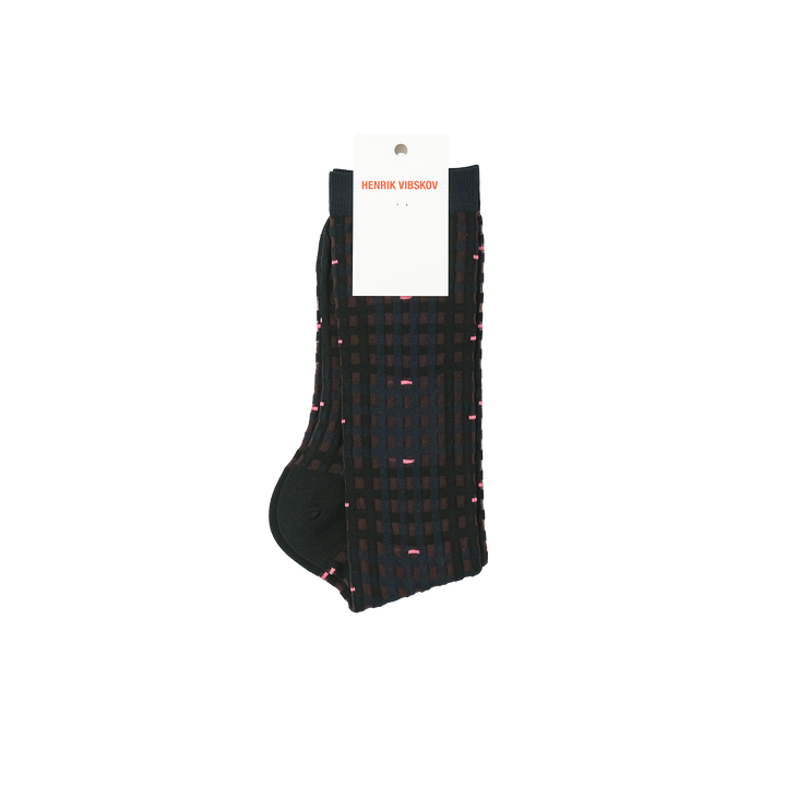 Procheck Femme Socks NAVY CHECK