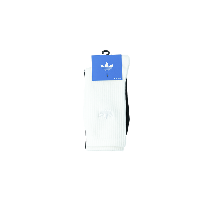 adidas Originals EVERYDAY ICONS CREW SOCK 2PACK WHITE/BLACK