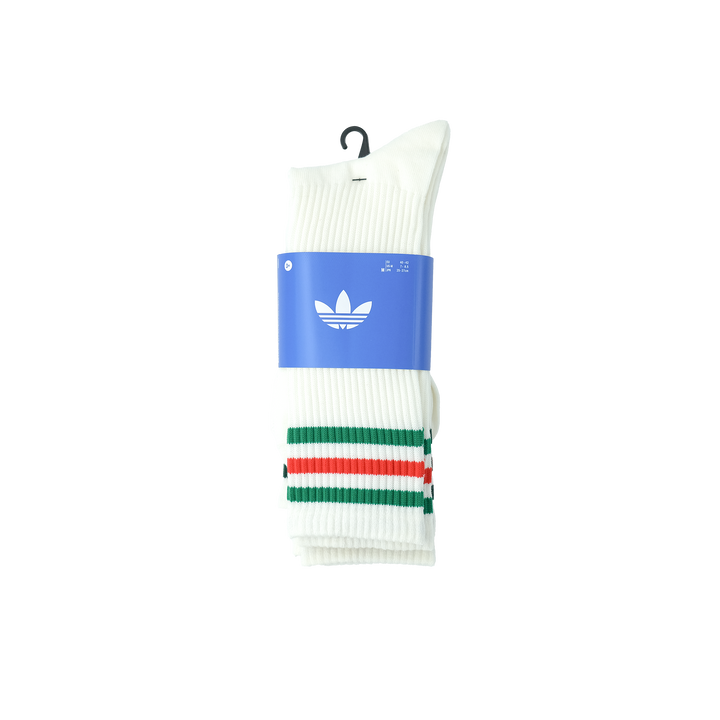 adidas Originals 3 STRIPES HIGH CREW SOCKS 3 PACK  OFF WHITE/OFF WHITE/OFF WHITE