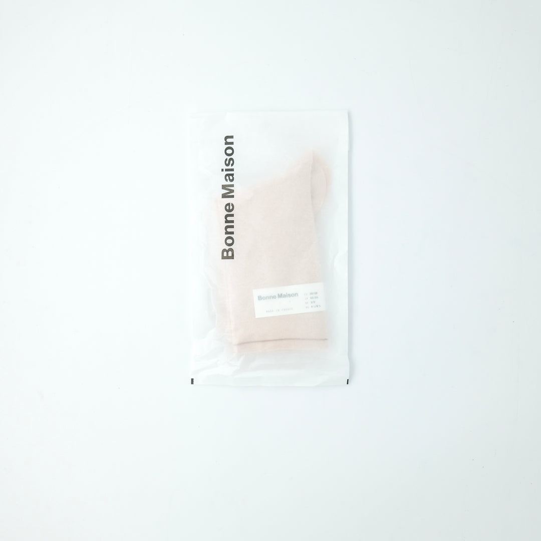 Sock Plain Rose Bouton